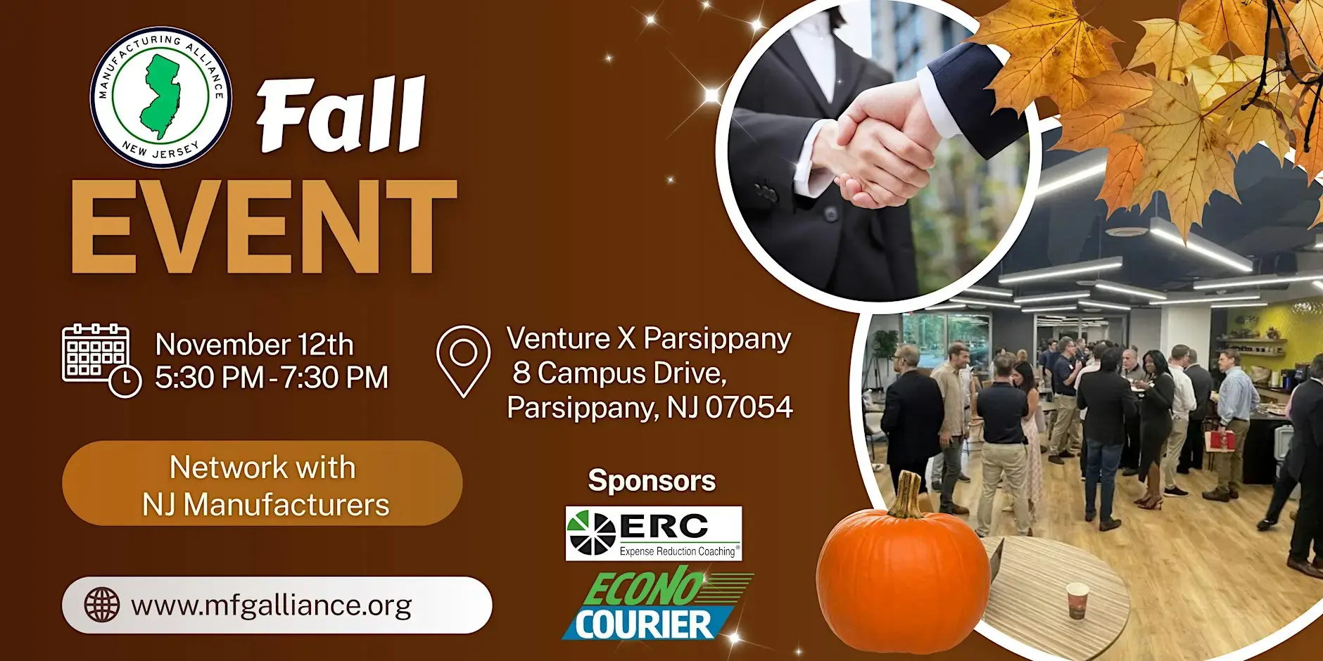 20261112MFG Alliance NJ MANJ Fall Event Banner