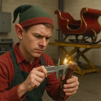Elf with bolt